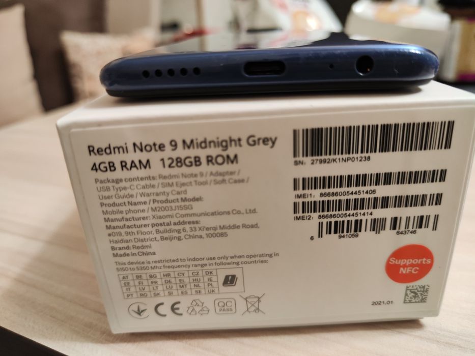 Xiaomi Redmi note 9 в гаранция