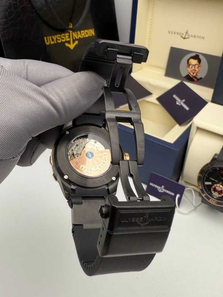 Ulysse Nardin limited edition черно злато