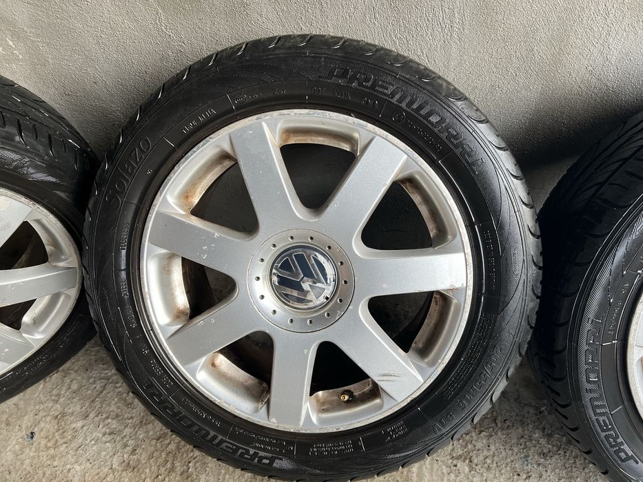 Jante originale VW 16” RONAL + anvelope de vară