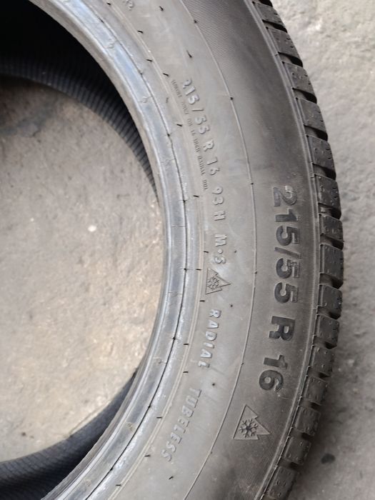 Зимни гуми -16цола -215/55-1бр.-65лв."CONTINENTAL"