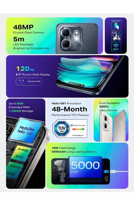 HOT 50I 16/256gb Naqt va Nasiyaga