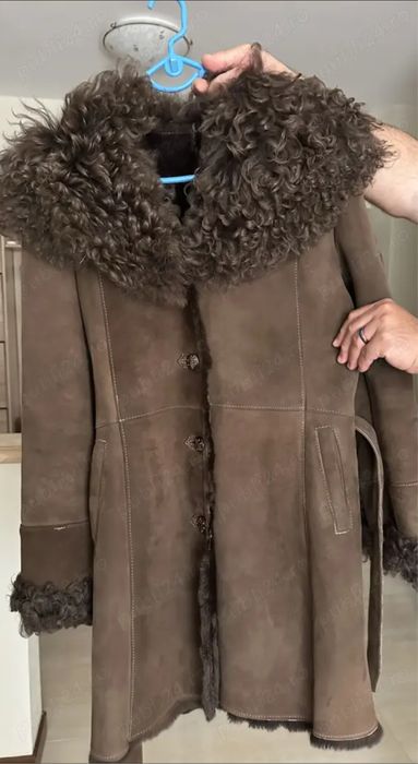 Cojoc blana naturala miel, marimea S / M