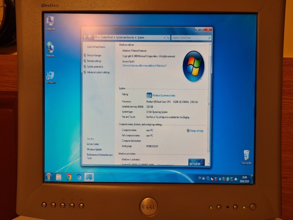 Monitor Dell 17inch pentru calculator