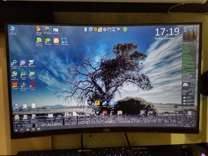 Рассрочка! Монитор AOC 27" Fullhd VA 4ms 144Ghz 2xHDMI VGA
