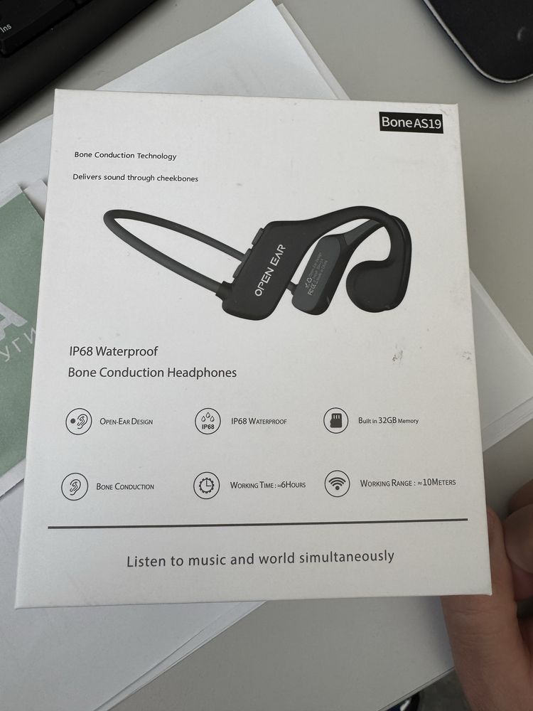 Спортни слушалки  OPEN EAR водоустойчиви
