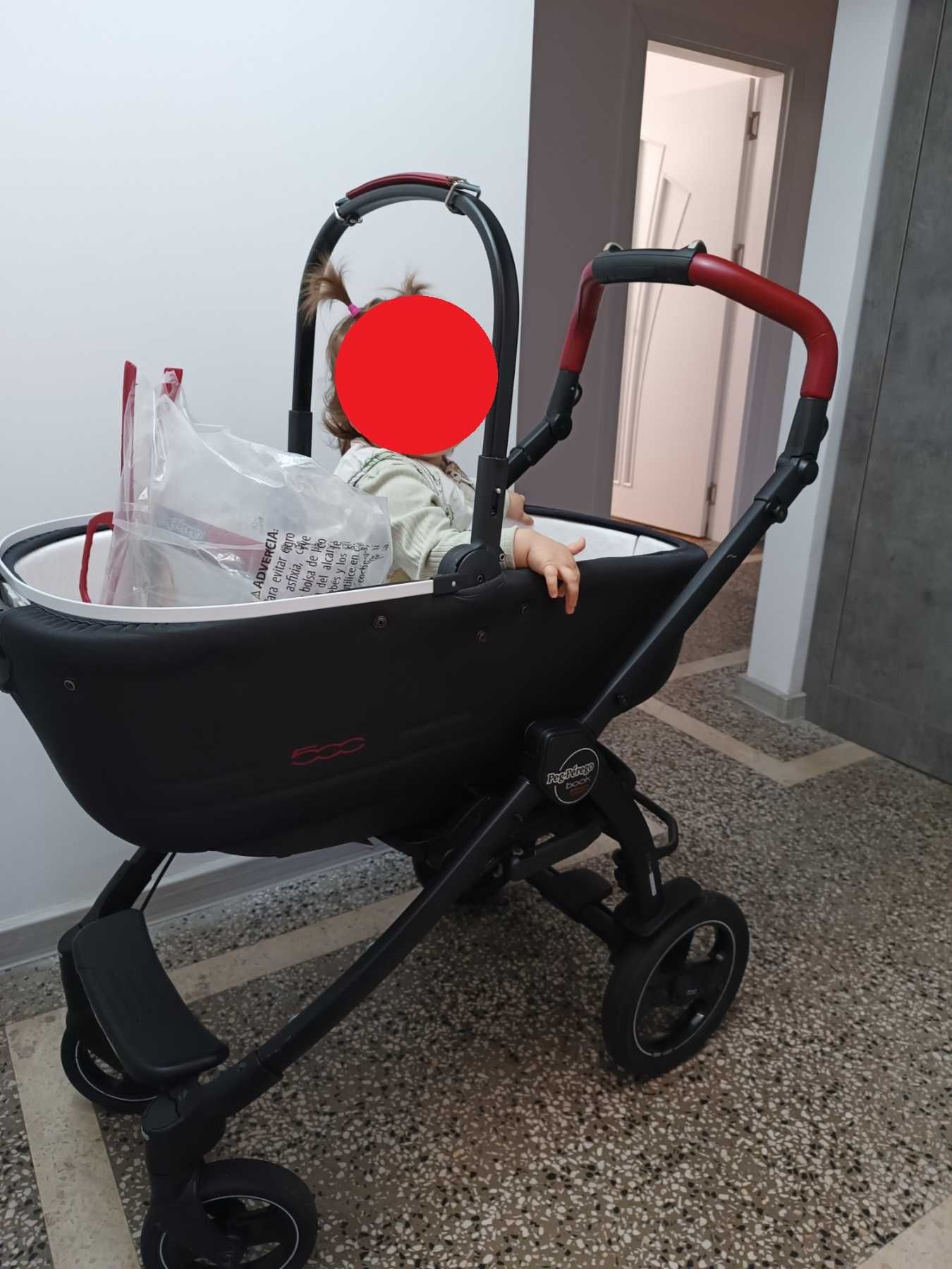 Peg Perego Бебешка количка 3в1 BOOK 500 Elite Modular (БЕЗ ЛЕТЕН КОШ)