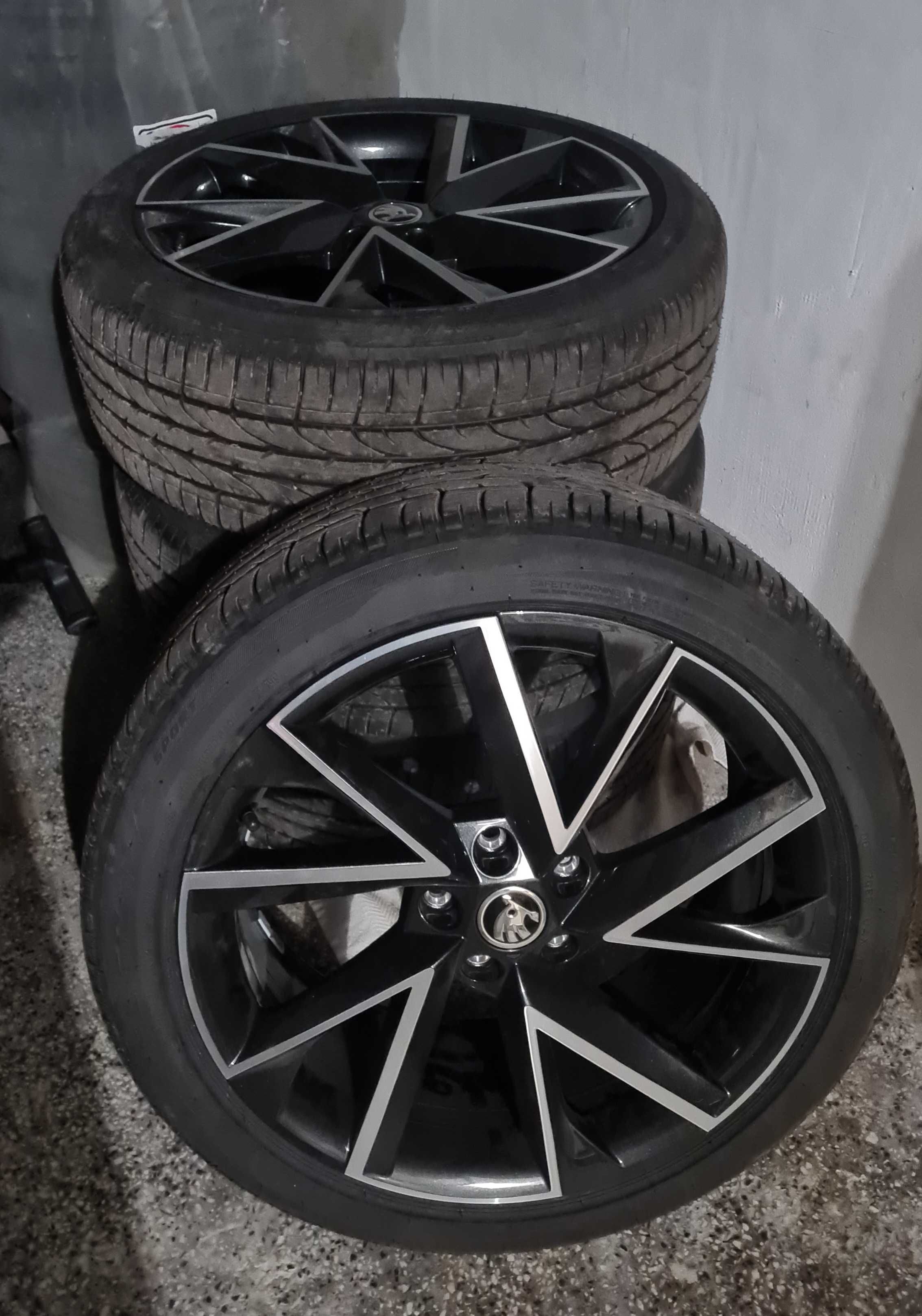 Джанти с гуми. Vega 19" + Bridgestone чисто нови. Skoda VW Seat Audi