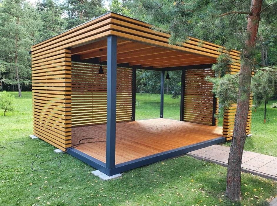 Беседки для жилых комплексов, для дачи