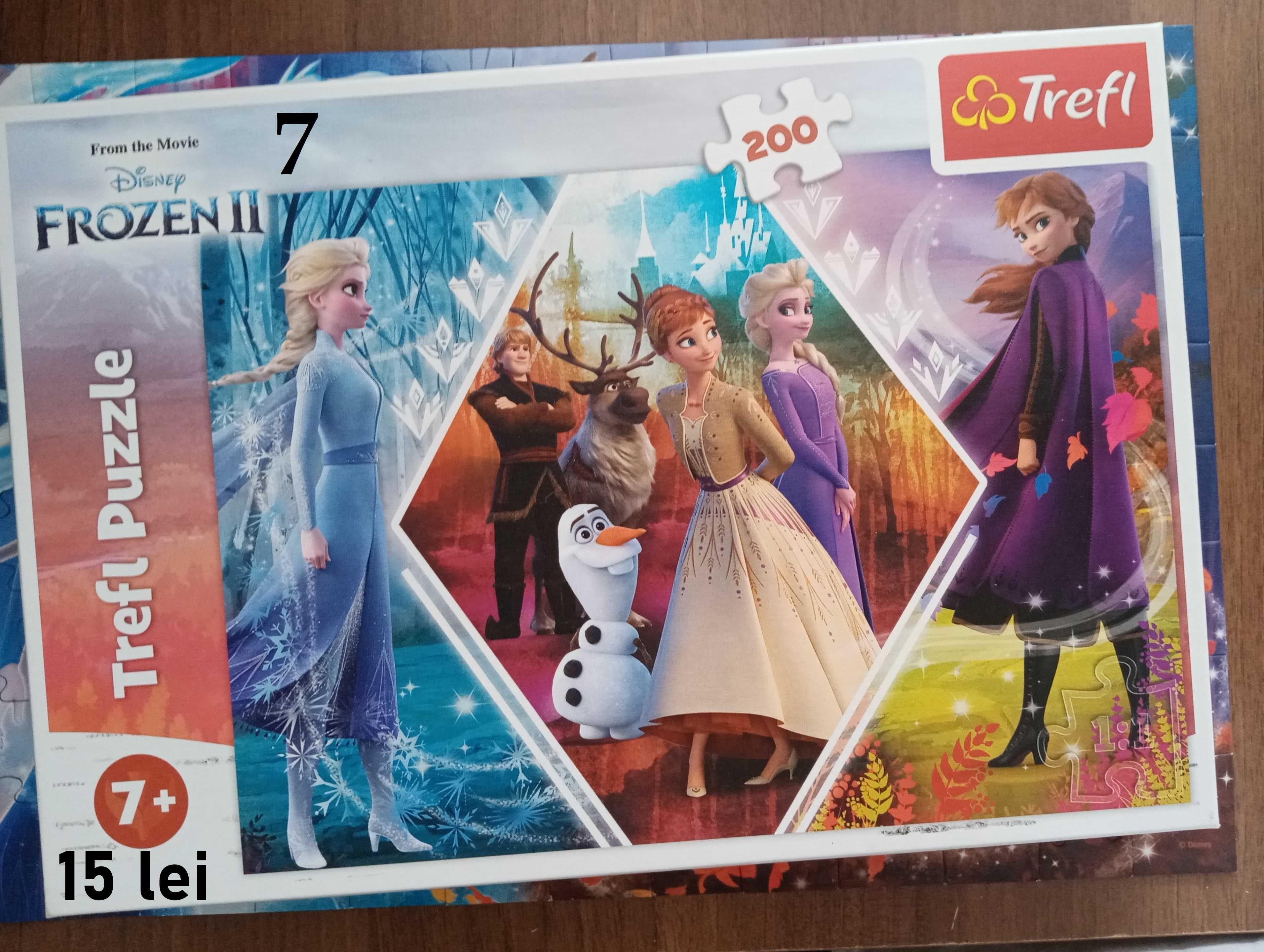 Puzzle Frozen II, Printese Disney, Unicorni