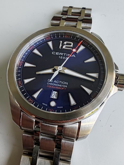 Ceas Certina DS Action Chronometer Quartz 41 mm Nou-Nepurtat!