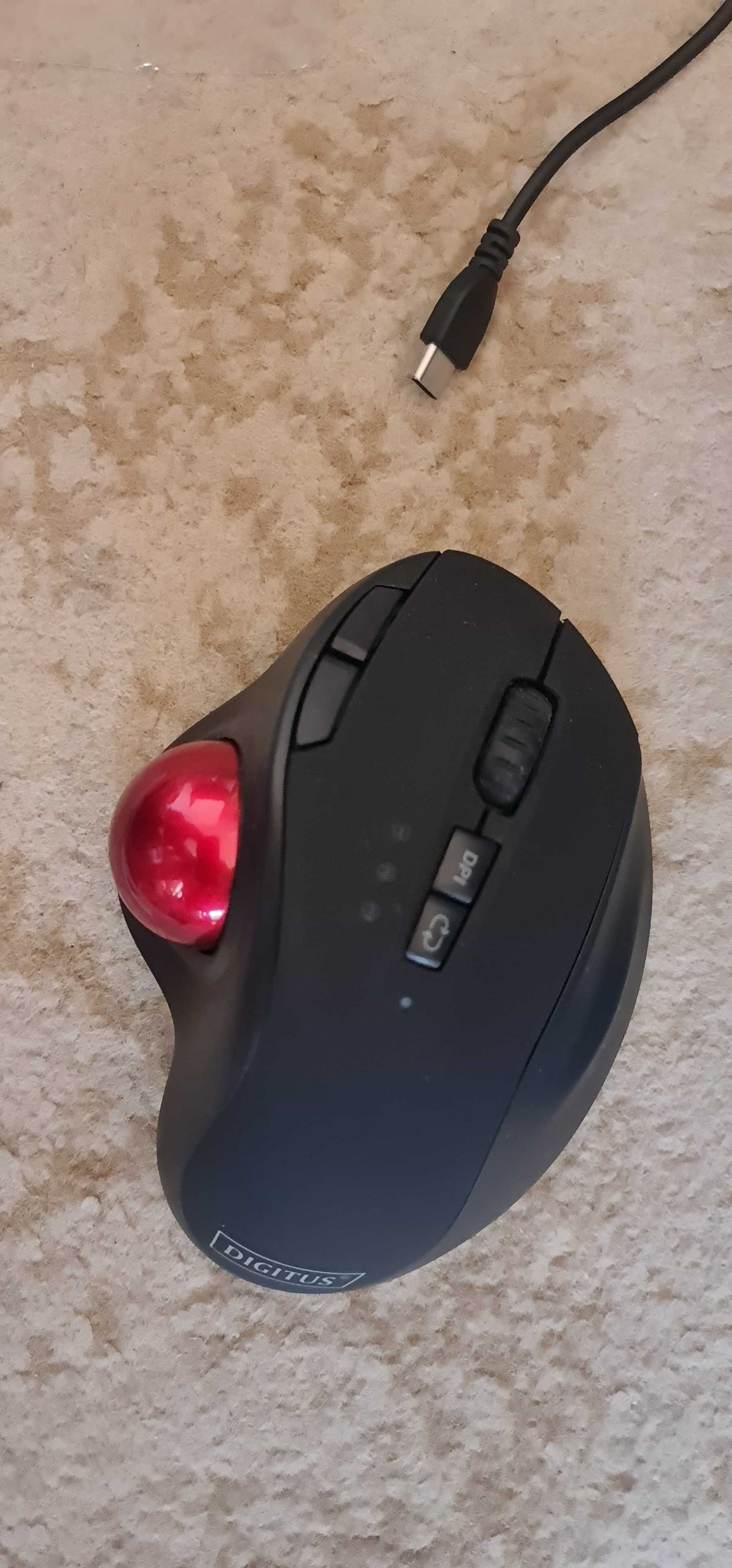 DIGITUS - ergonomic trackball mouse wireless