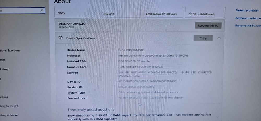 Unitate Pc I7 gen 2, perfect funcționala