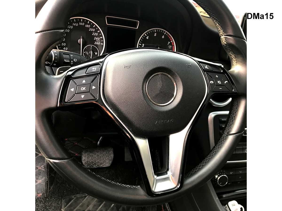 Accesorii volan in doua culori pentru Mercedes A B C E CLA CLS GLK