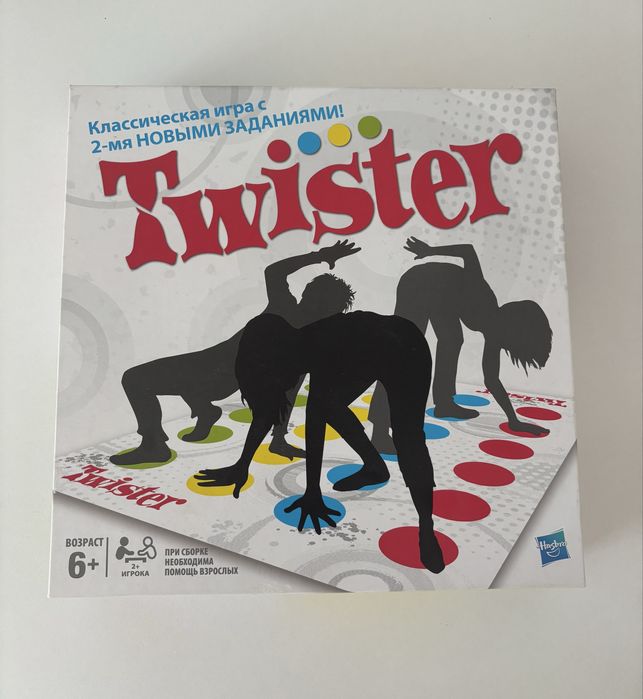 Игра Twister , возраст от 6+. Классическая игра.