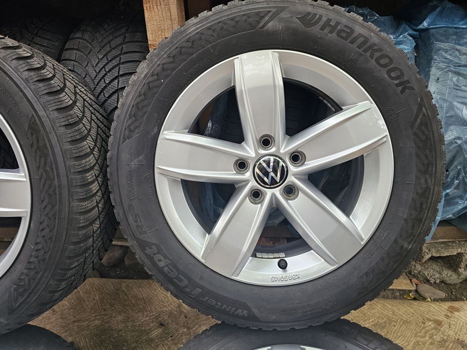 Jante aliaj 16" Skoda/Volkswagen/Seat cu anvelope iarna M+S 205/60/16