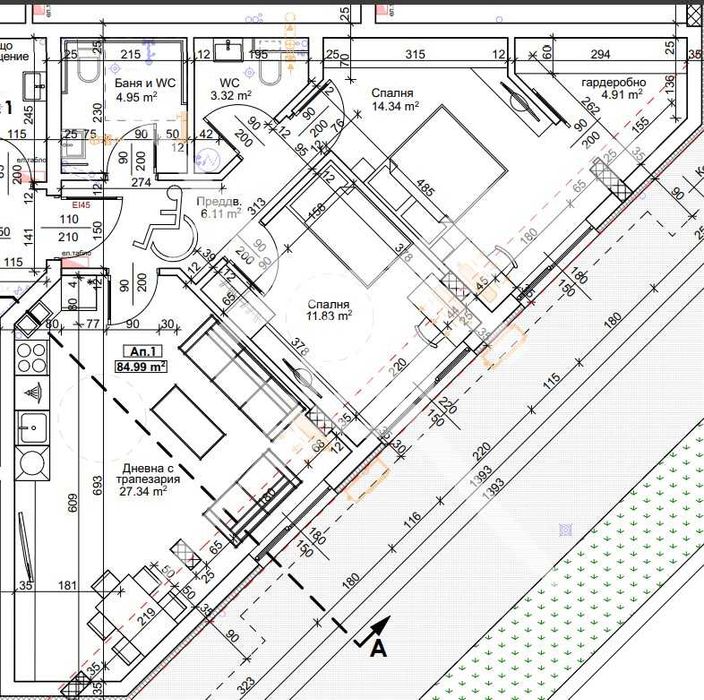 Тристаен апартамент в Тракия, в новостроящ се жилищен комплекс!