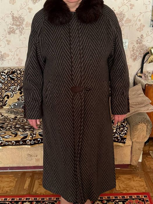 Пальто женское зимнее PRINCESS Germany, мохер , размер 52
