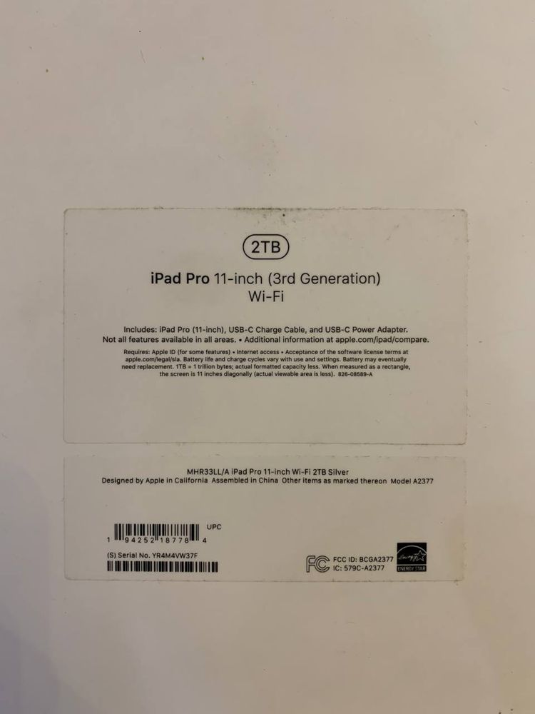 Ipad pro m1 (3-gen) 2021