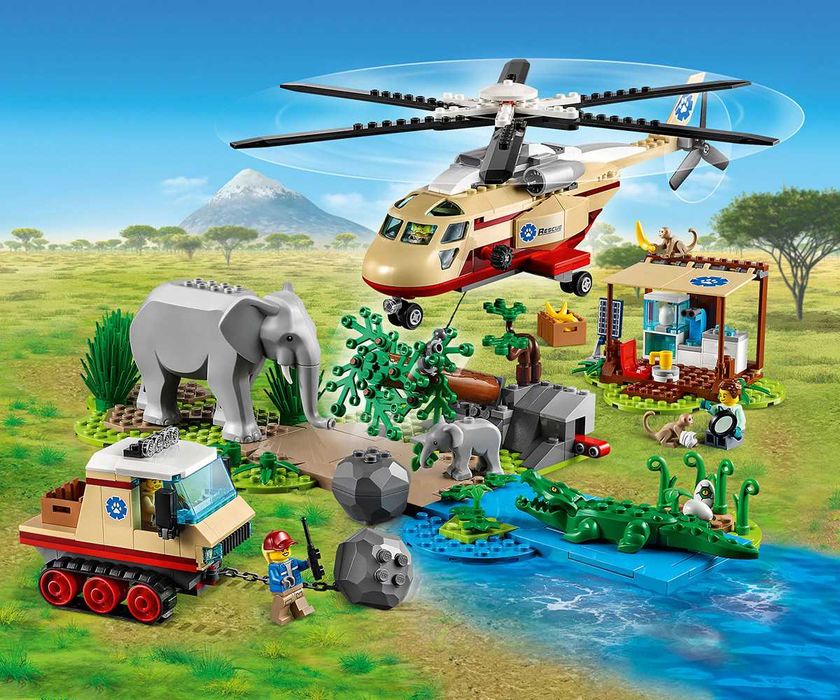 НОВО LEGO City Wildlife 60302 - Спасителна операция в дивото