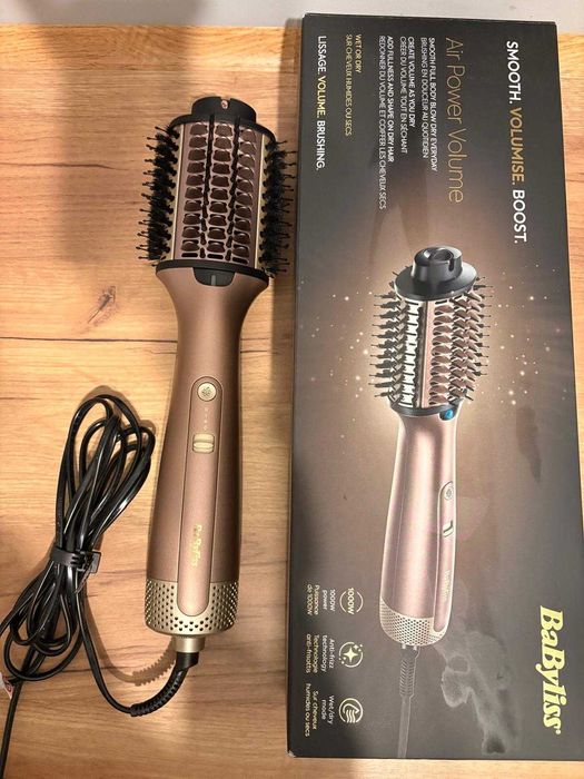 CA NOU !! Perie cu aer cald Air Power Rose-Gold 1000W AS95E BaByliss