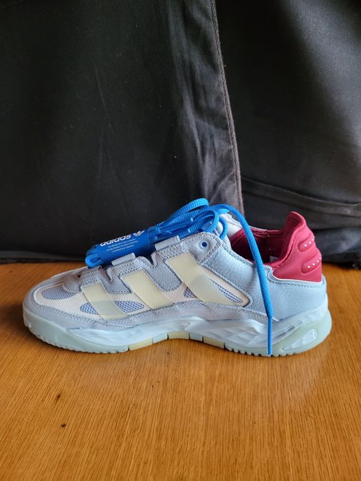 Adidas Blue piele naturala textila