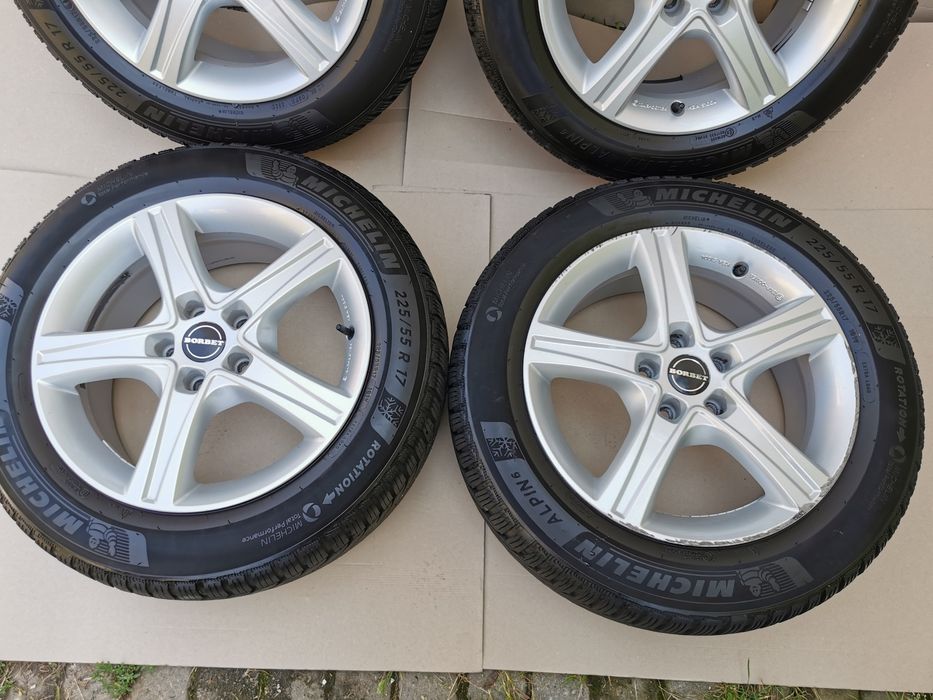 Borbet Mercedes Vito Viano V Klasse anv iarna Michelin 225/55 R17
