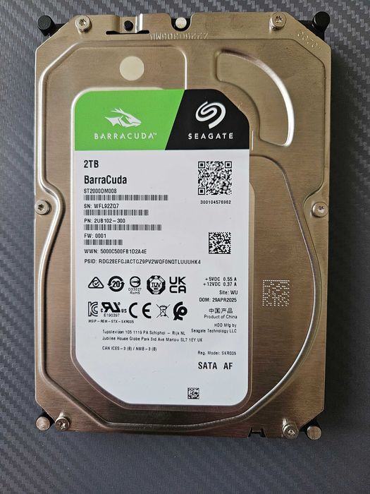 Хард диск Seagate Barracuda 2TB HDD