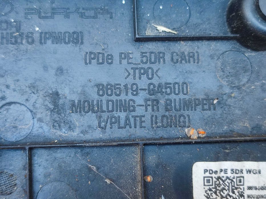 Suport numar bara fata Hyundai I30 Pd 2019-2025 PDe