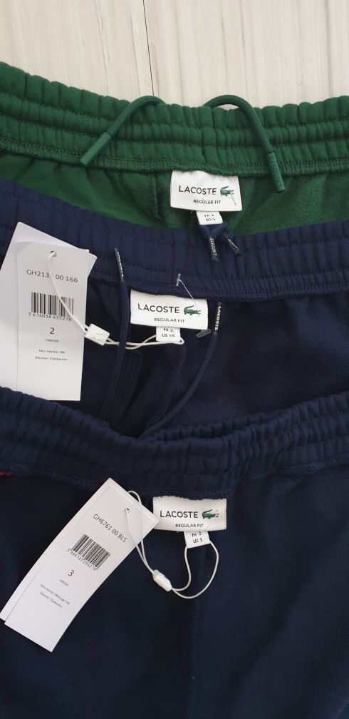 Lacoste Cotton Regular Fit 3 - S  НОВО! ОРИГИНАЛ Мъжки Къси Пант