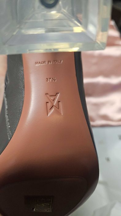 Cizme Amina Muaddi AMUD-WZ369 gri