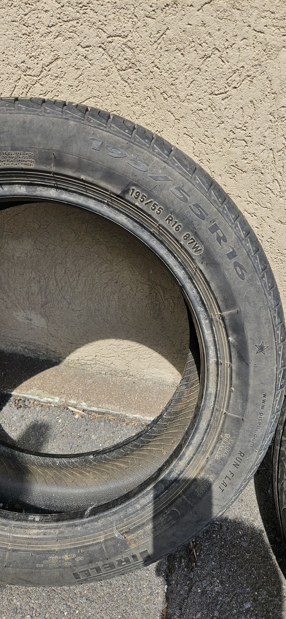 4 Anvelope vara Pirelli run flat 195/55/16