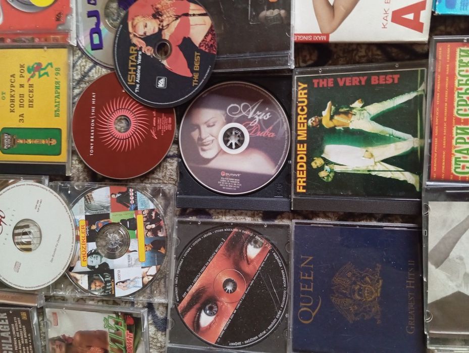 CD музика всякакви стилове запазени