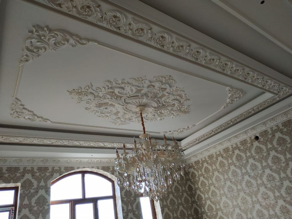 Tiyaga gips  Fasadniy gips Фасад карниз арка