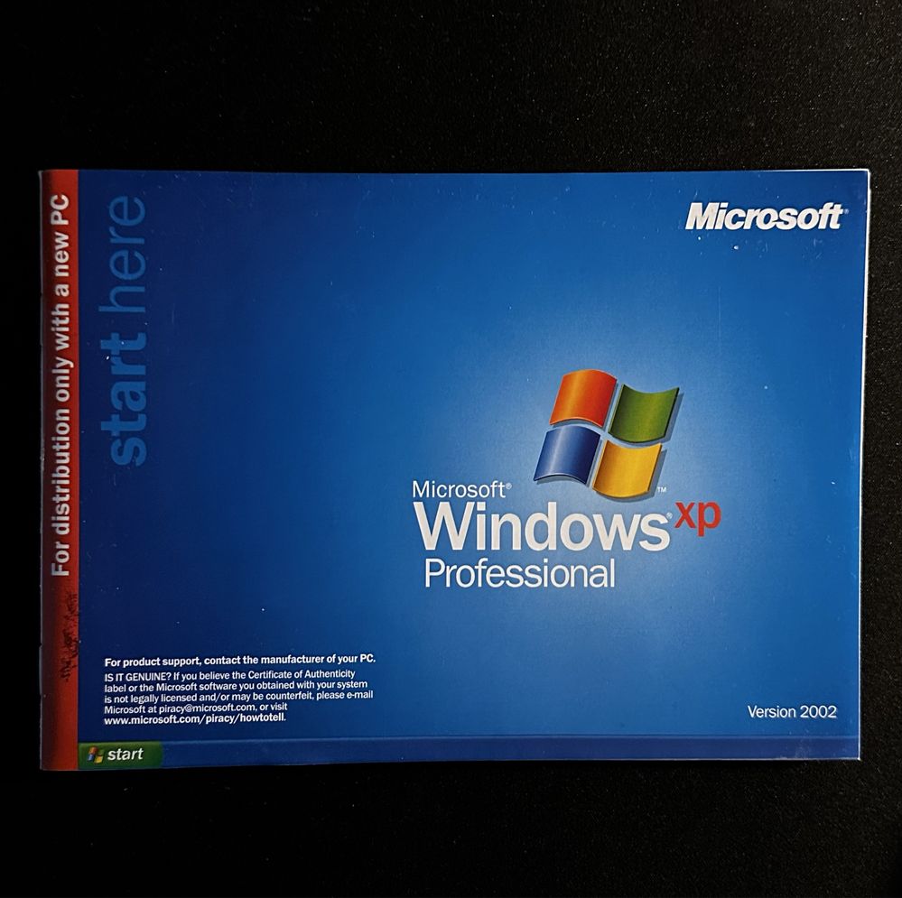 CD Windows XP professional original 32bit