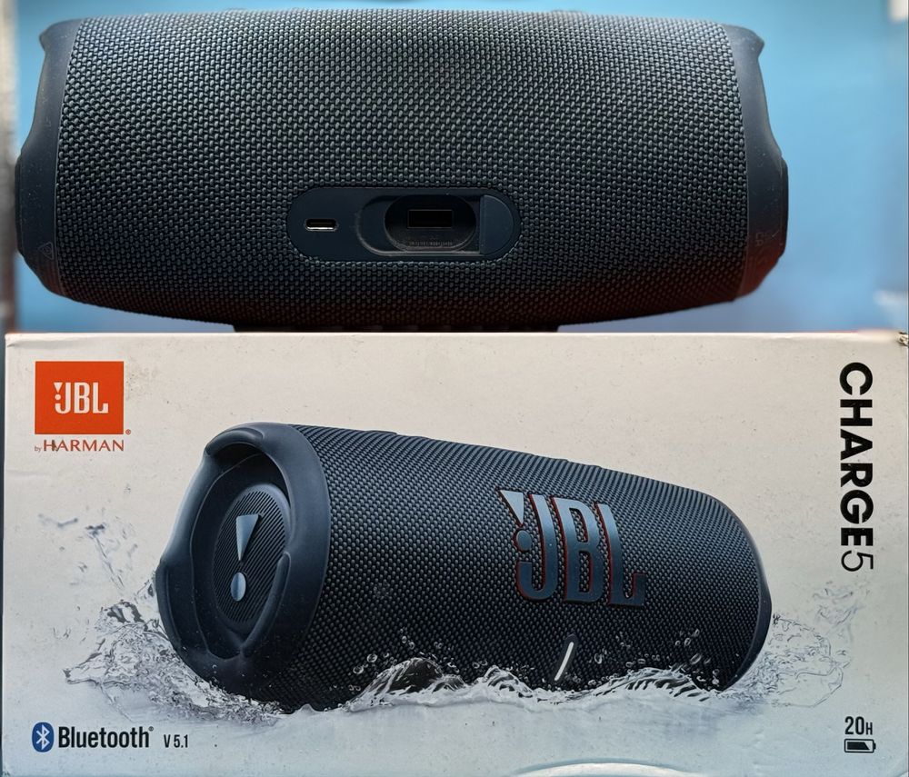 Преносима тонколона JBL Charge 5, Bluetooth, Pro Sound, IP67