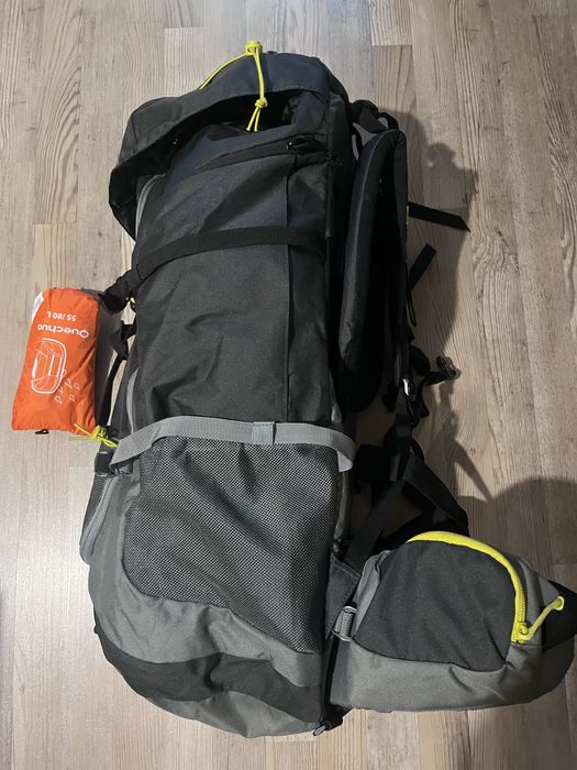 Туристическа раница 70 литра + дъждобран