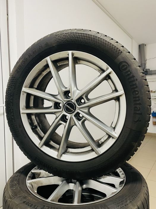 Jante aliaj R17 Skoda Superb / Passat B8 / VAG + anvelope de iarnă