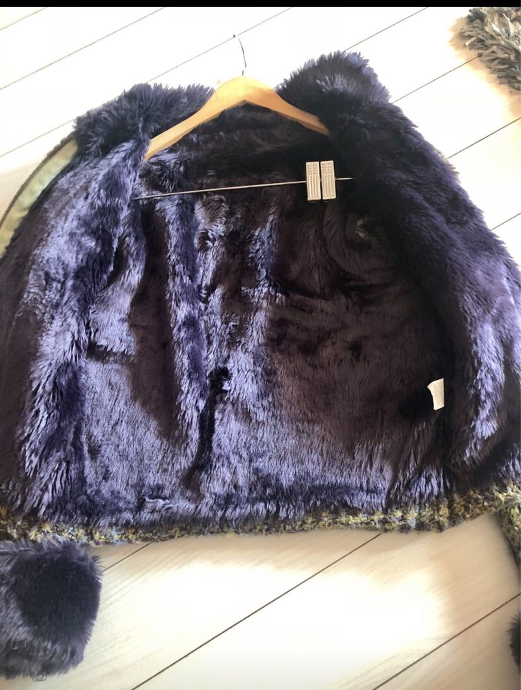 Дълга Пола с паети Bershka  #вълнена Жилетка тип яке
