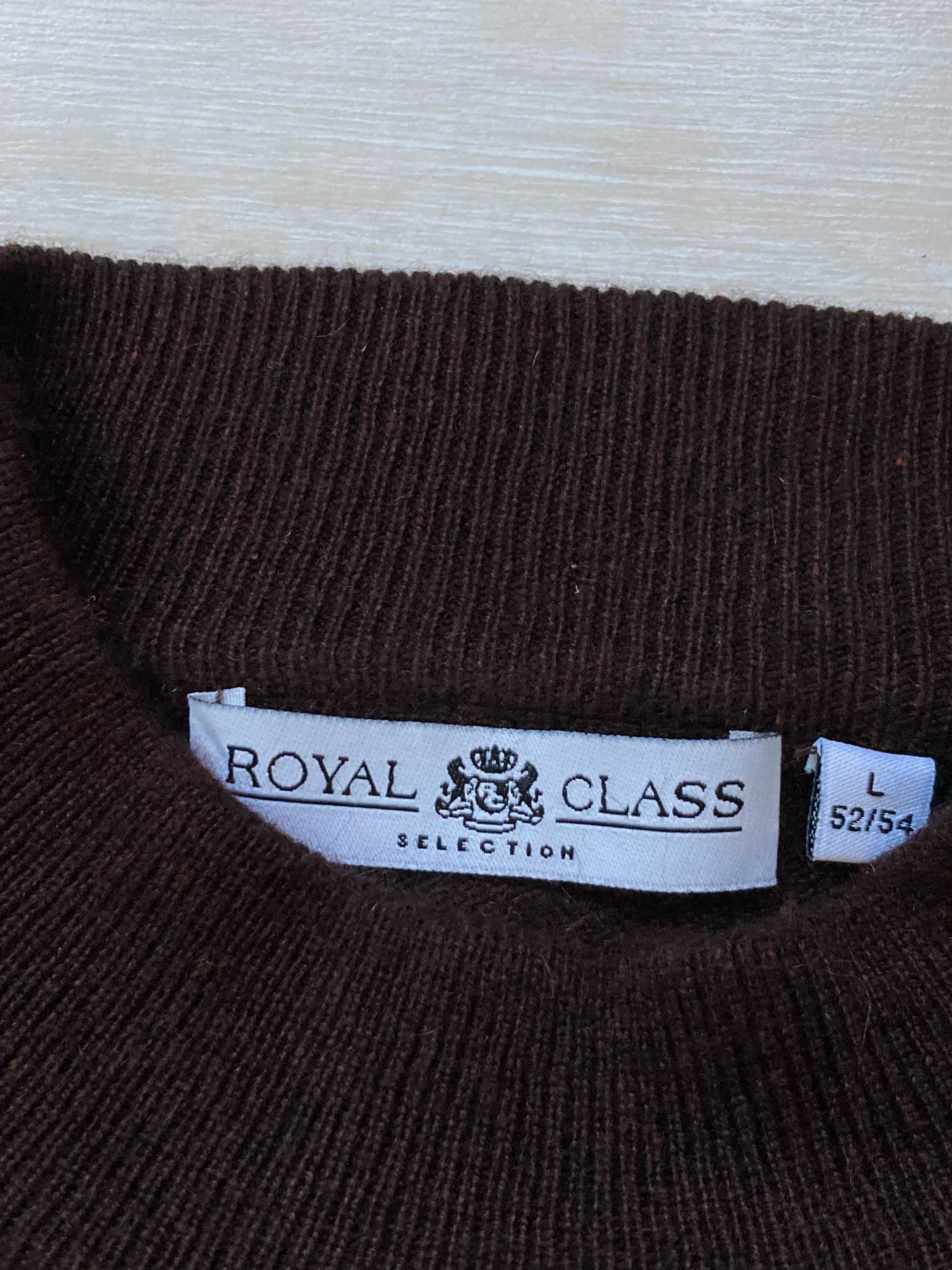Royal Class Cashmere Seide мъжки пуловер от кашмир и коприна размер L