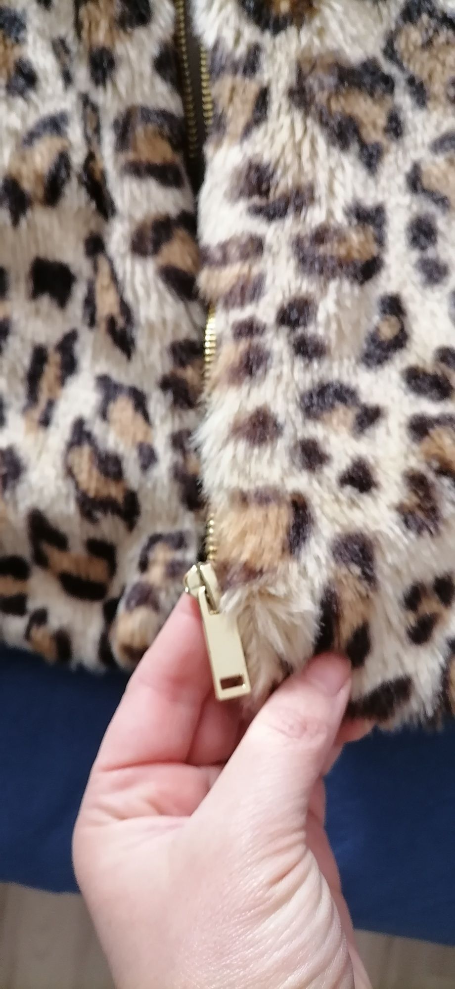 Детски леопардов елек Zara