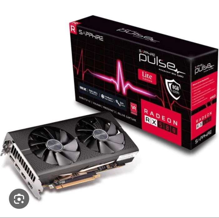 видеокарта rx580 nitro 4 gb
