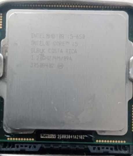 Процессор CPU I5-650 3.2 МГц сокет 1156 под него есть мат.плата