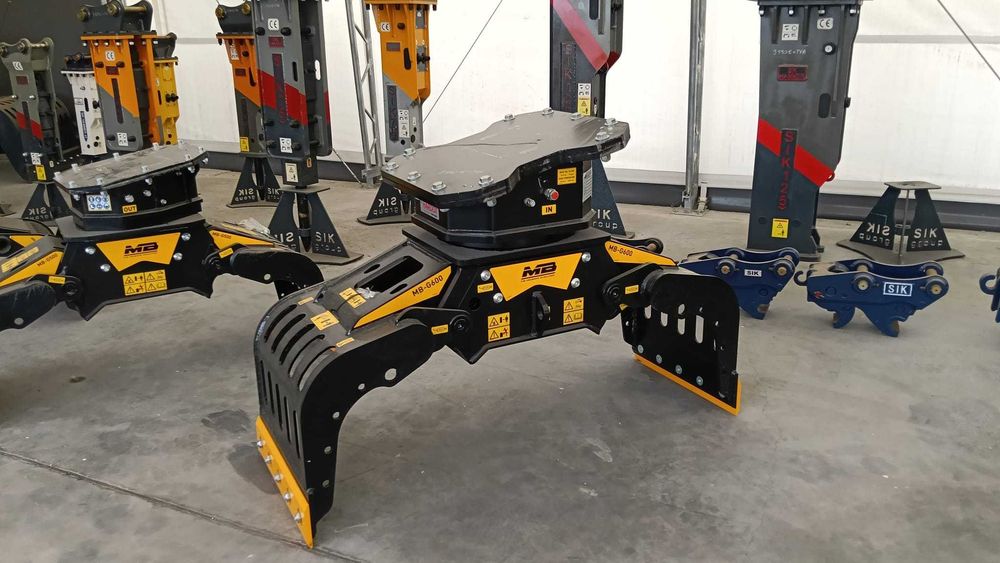 Cleste rotative de sortare pentru excavatoare 6-12 ton MB-G600