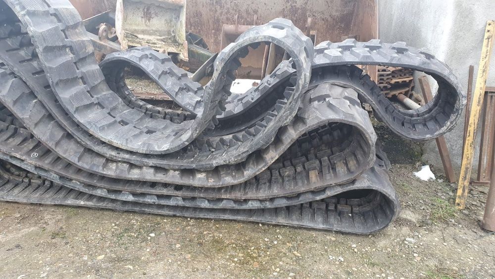 Senile de cauciuc pt miniexcavatoare si excavatoare noi si second