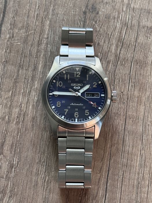 Ceas Seiko automat SRPG29K1 dial albastru