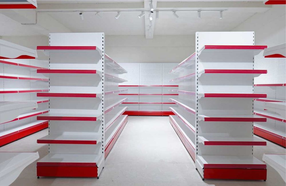 Стеллаж металлический сборный, полка стеллаж, полка металлическая alts