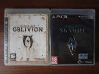 2 Jocuri The Elder Scrolls IV & V: Oblivion & Skyrim PS3/Playstation 3