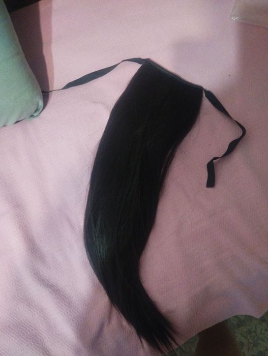 Хвост темно коричневый