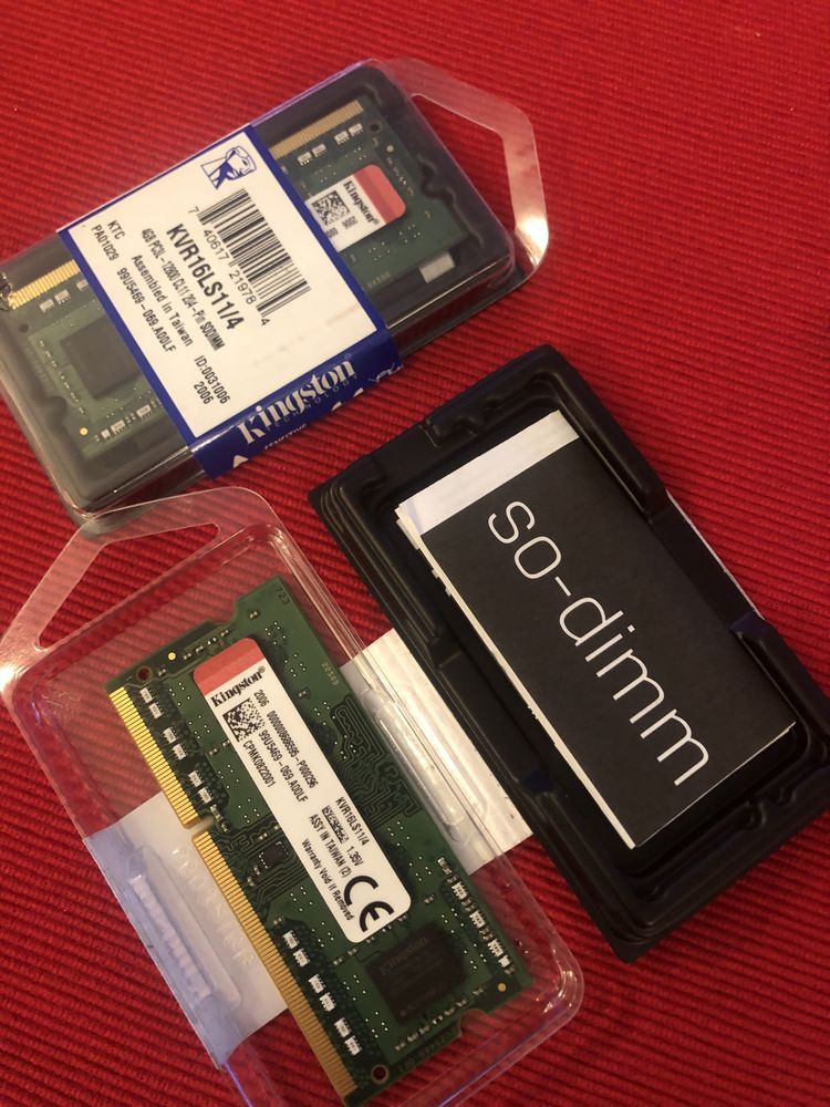 Kingston, 4GB DDR3L, 1600MHz CL11