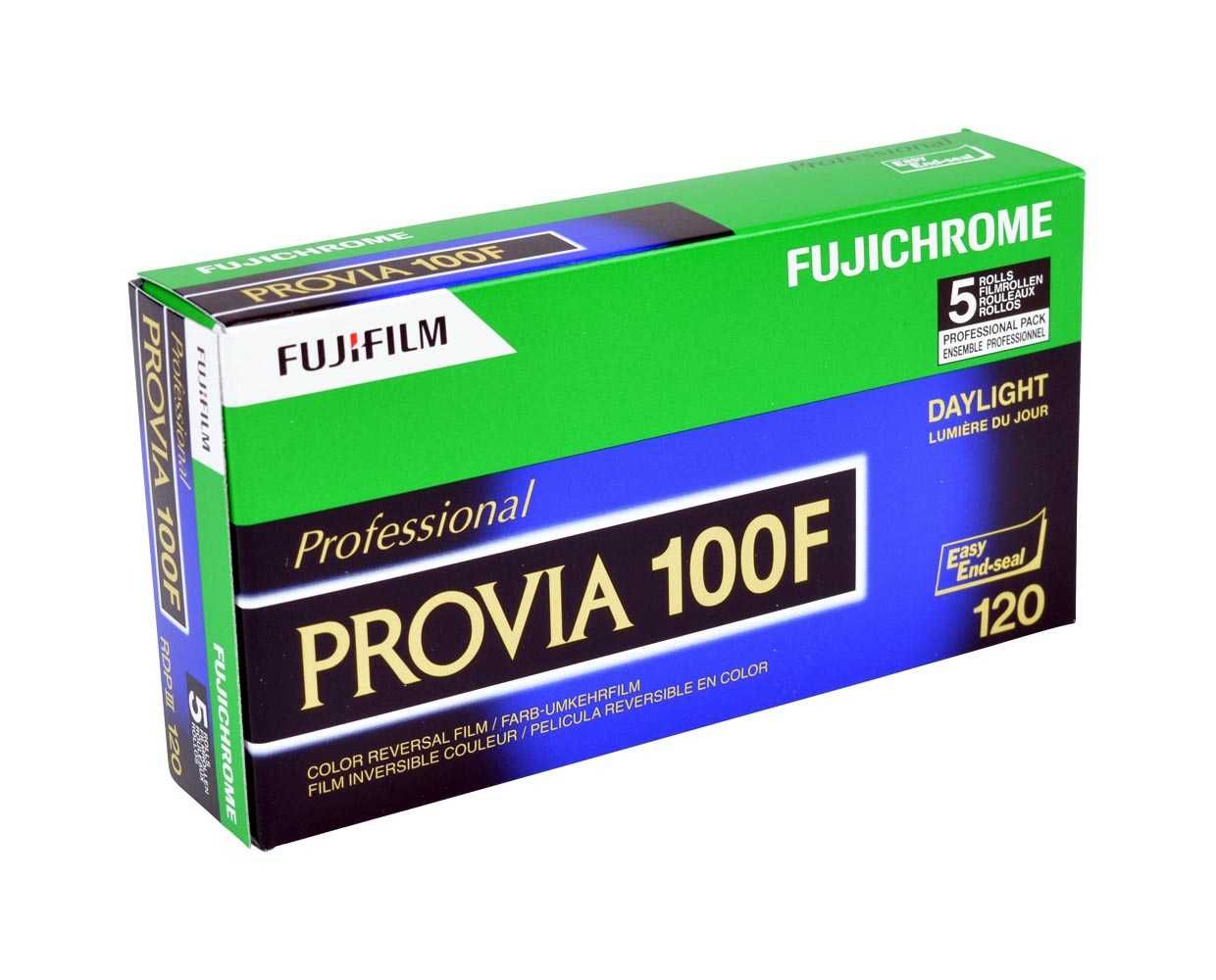 Среднеформатная позитивная фотоплёнка Fuji Provia 100F (120 тип)